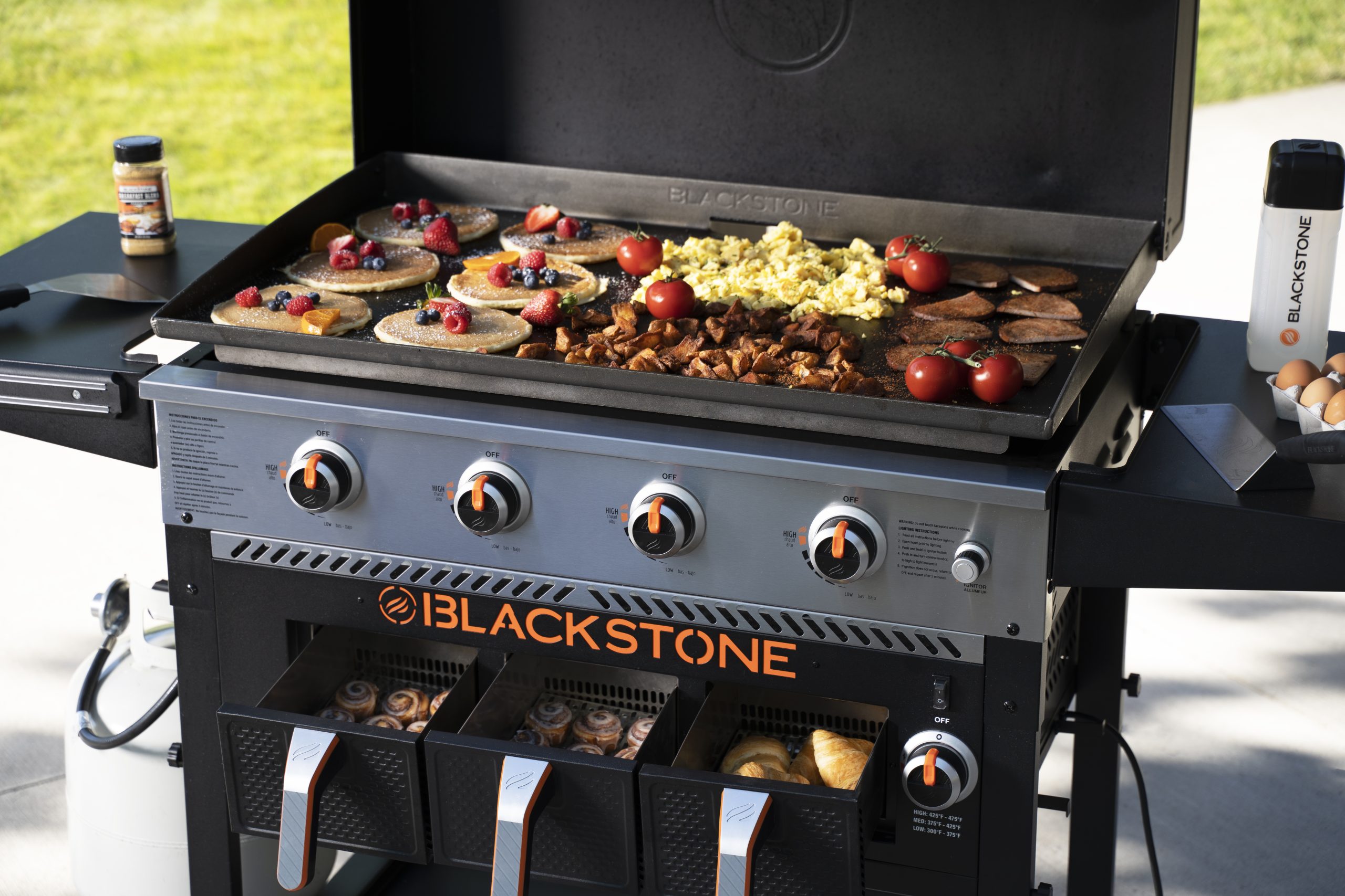 Hibachi shrimp on blackstone griddle