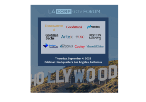 Final Agenda: LA CorpGov Forum Sept 4 Featuring Sports and Entertainment
